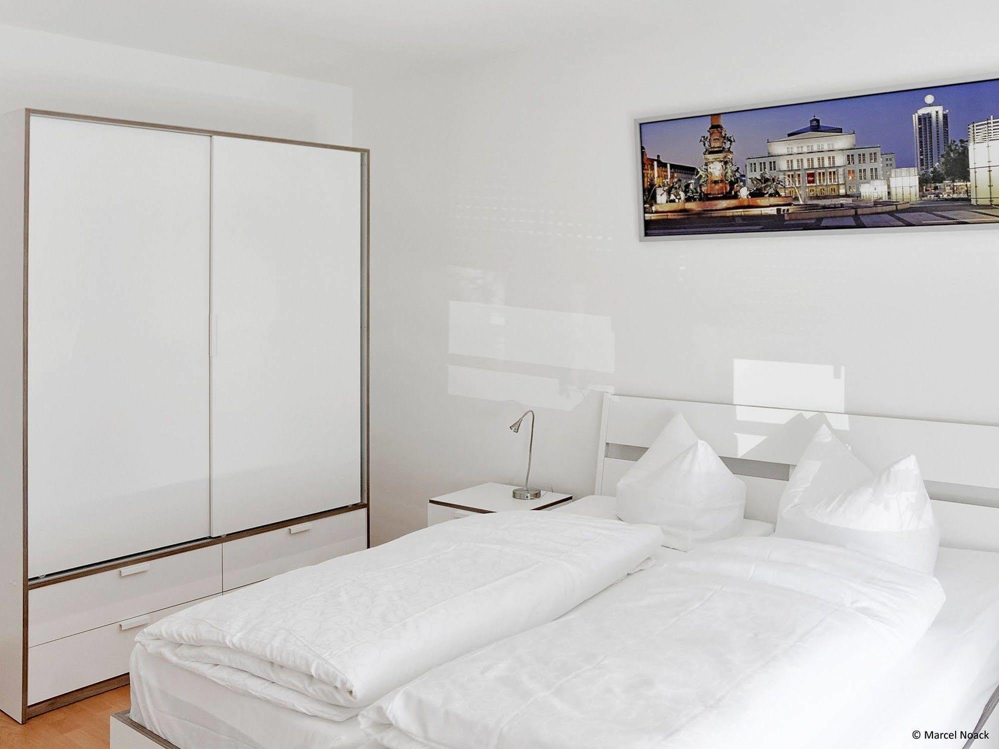 City Park Apartments - #11.02 - Luxus Apartment Mit Tiefgarage ไลป์ซิก ภายนอก รูปภาพ